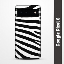 Pružný obal na Google Pixel 6 s motivem Zebra