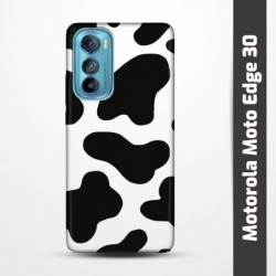 Pružný obal na Motorola Moto Edge 30 s motivem Cow