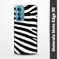 Pružný obal na Motorola Moto Edge 30 s motivem Zebra