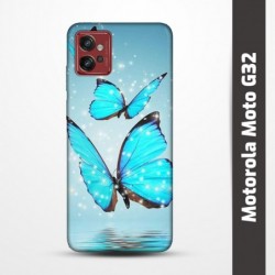Pružný obal na Motorola Moto G32 s motivem Motýli