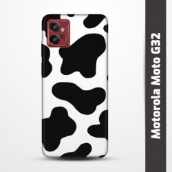 Pružný obal na Motorola Moto G32 s motivem Cow