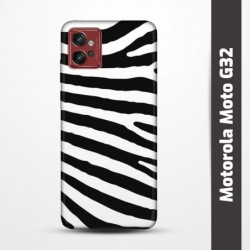Pružný obal na Motorola Moto G32 s motivem Zebra