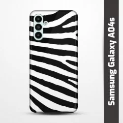 Pružný obal na Samsung Galaxy A04s s motivem Zebra