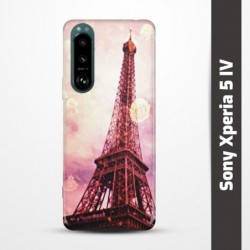Pružný obal na Sony Xperia 5 IV s motivem Paris
