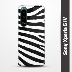 Pružný obal na Sony Xperia 5 IV s motivem Zebra