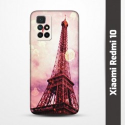 Pružný obal na Xiaomi Redmi 10 s motivem Paris