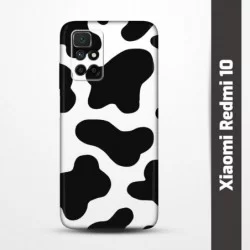 Pružný obal na Xiaomi Redmi 10 s motivem Cow