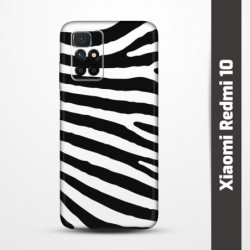 Pružný obal na Xiaomi Redmi 10 s motivem Zebra