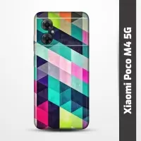 Pružný obal na Xiaomi Poco M4 5G s motivem Colormix
