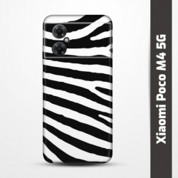 Pružný obal na Xiaomi Poco M4 5G s motivem Zebra
