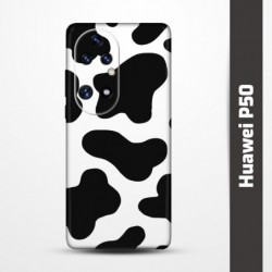 Pružný obal na Huawei P50 s motivem Cow