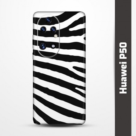 Pružný obal na Huawei P50 s motivem Zebra