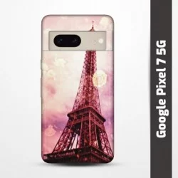 Pružný obal na Google Pixel 7 5G s motivem Paris