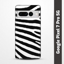 Pružný obal na Google Pixel 7 Pro 5G s motivem Zebra