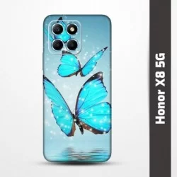 Pružný obal na Honor X8 5G s motivem Motýli