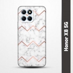 Pružný obal na Honor X8 5G s motivem Bílý mramor