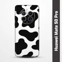 Pružný obal na Huawei Mate 50 Pro s motivem Cow