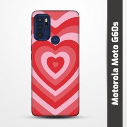 Pružný obal na Motorola Moto G60s s motivem Srdce