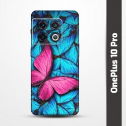 Pružný obal na OnePlus 10 Pro s motivem Modří motýli
