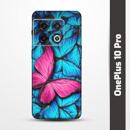 Pružný obal na OnePlus 10 Pro s motivem Modří motýli