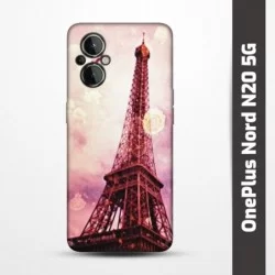 Pružný obal na OnePlus Nord N20 5G s motivem Paris