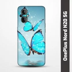 Pružný obal na OnePlus Nord N20 5G s motivem Motýli