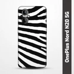 Pružný obal na OnePlus Nord N20 5G s motivem Zebra