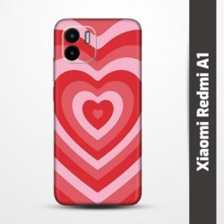 Pružný obal na Xiaomi Redmi A1 s motivem Srdce