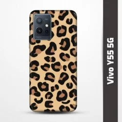 Pružný obal na Vivo Y55 5G s motivem Gepard