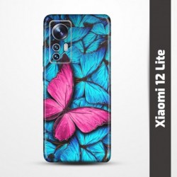 Pružný obal na Xiaomi 12 Lite s motivem Modří motýli