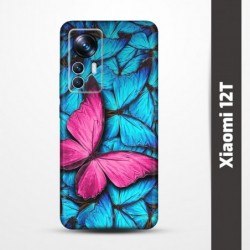 Pružný obal na Xiaomi 12T s motivem Modří motýli