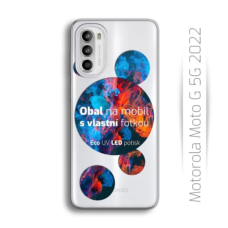 Vlastní obal na Motorola Moto G 5G 2022 | TPU obal s vlastní fotkou