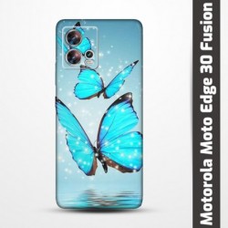 Pružný obal na Motorola Moto Edge 30 Fusion s motivem Motýli