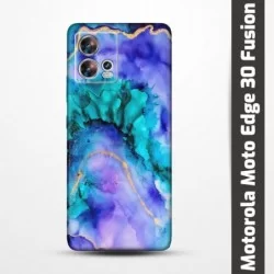 Pružný obal na Motorola Moto Edge 30 Fusion s motivem Marble