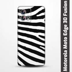 Pružný obal na Motorola Moto Edge 30 Fusion s motivem Zebra