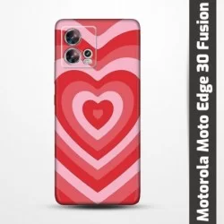 Pružný obal na Motorola Moto Edge 30 Fusion s motivem Srdce