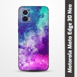 Pružný obal na Motorola Moto Edge 30 Neo s motivem Vesmír