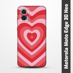 Pružný obal na Motorola Moto Edge 30 Neo s motivem Srdce