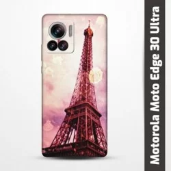 Pružný obal na Motorola Moto Edge 30 Ultra s motivem Paris