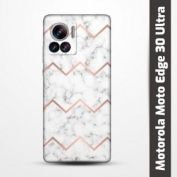 Pružný obal na Motorola Moto Edge 30 Ultra s motivem Bílý mramor