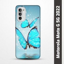 Pružný obal na Motorola Moto G 5G 2022 s motivem Motýli