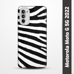 Pružný obal na Motorola Moto G 5G 2022 s motivem Zebra