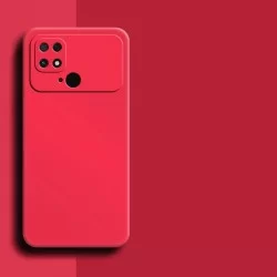 Liquid silikonový obal na Xiaomi POCO C40 | Eco-Friendly-Červená