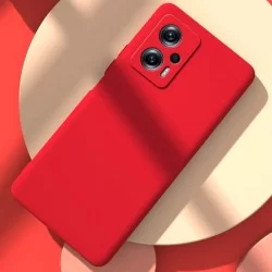 Liquid silikonový obal na Xiaomi POCO X4 GT | Eco-Friendly-Červená