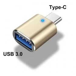 OTG adaptér USB 3.0 na USB-C-Zlatá