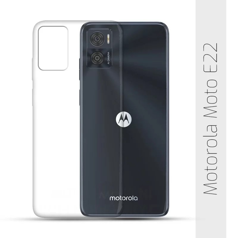 Obal na Motorola Moto E22 | Průhledný pružný obal