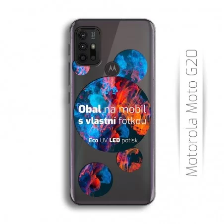 Vlastní obal na Motorola Moto G20 | TPU obal s vlastní fotkou