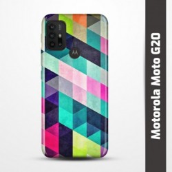 Pružný obal na Motorola Moto G20 s motivem Colormix
