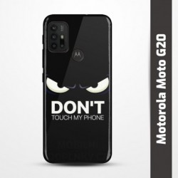 Pružný obal na Motorola Moto G20 s motivem Nešahej