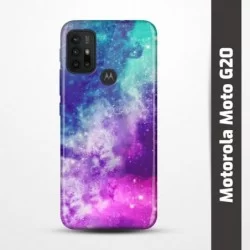 Pružný obal na Motorola Moto G20 s motivem Vesmír